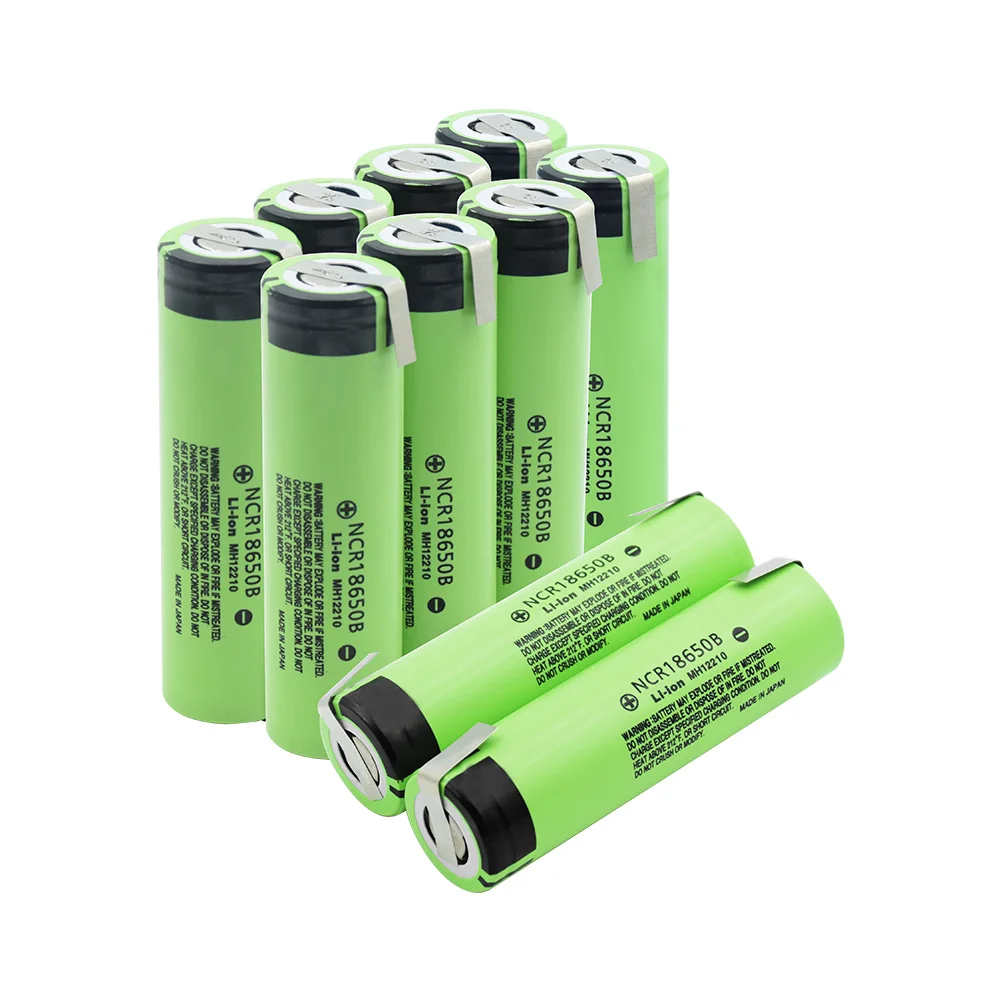 YCDC 3,7 V 18650 батарея фонарик батареи высокого стока 20A 3400mAh NCR 18650B аккумуляторная батарея с DIY никелевые вкладки