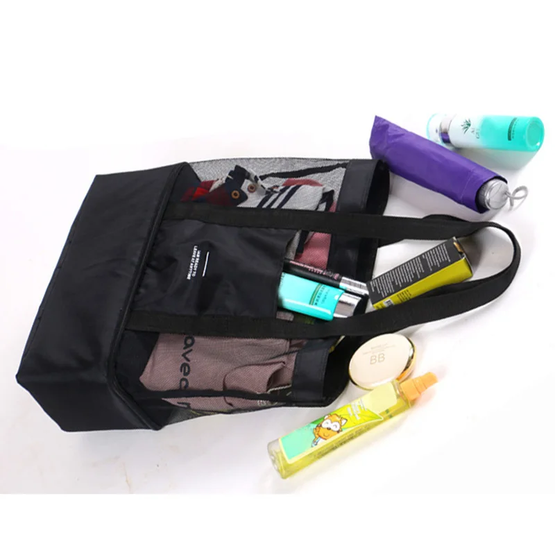 Women's Handbags 2019 High Capacity Women Mesh Transparent Bag Double-layer Heat Preservation Large Picnic Beach Bags Bolsas Women's Handbags 2019 High Capacity Women Mesh Transparent Bag Double-layer Heat Preservation Large Picnic Beach Bags Bolsas