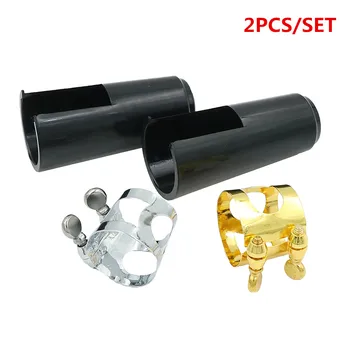 

Bakelite Sax Mouthpiece Ligature Clip Clarinet Ligature Alto Sax Saxophone Ligature Fastener Mouthpiece With Caps