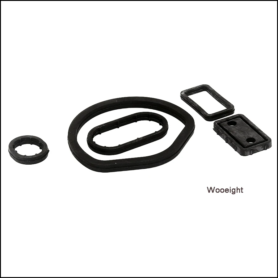 Wooeight oil filter housing seal gasket kit for Mercedes Benz W211 V6 M112 M113 V8 1121840361 1121840261 1121840161 1121840061