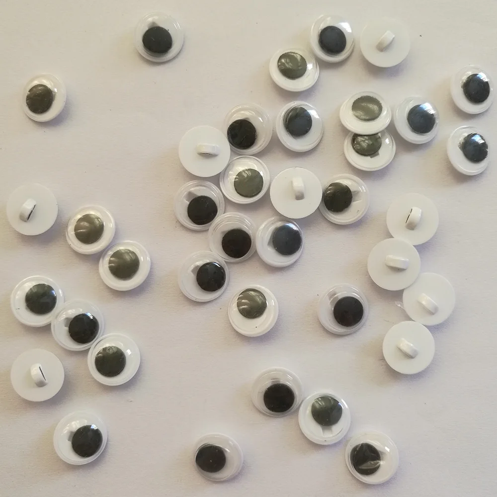 Plastic Eyes for Crafts 100PC 12MM Round Sew on Sew-on Wiggly Google Eyes  Plastic Cartoon Animal Eyeballs Eyes Dolls Accessories - AliExpress