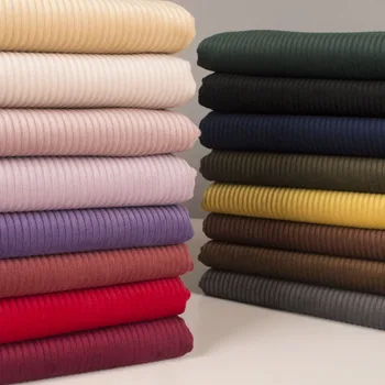 

Good Quality Soft skin-friendly Cotton Corduroy Fabric Rib Vivid Color For Choosing 50*150cm/piece For Overalls D20