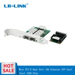 LR-LINK 2203PF-2SFP двухпортовый мини PCI-express Ethernet-коммутатор для подключения оптоволоконного кабеля оптическая Сетевая карта lan адаптер Intel I350 Nic