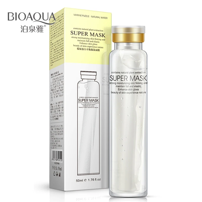 

BIOAQUA Collagen Nourishing Mask Whitening Anti-Wrinkle Super Facial Treatment Mask Acne Treatment Skin Care Beauty Essentials