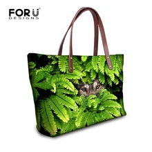 Ретро большие женские сумки 3D Животные Сова Леопардовый принт сумки модные сумки на плечо женские сумки-мессенджеры Tote