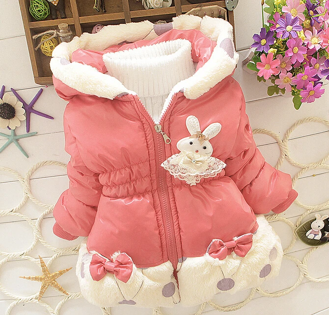 Зимняя куртка-парка для девочек рождественское пальто для маленьких девочек, верхняя одежда детское пальто милая теплая одежда для детей от 2 до 4 лет