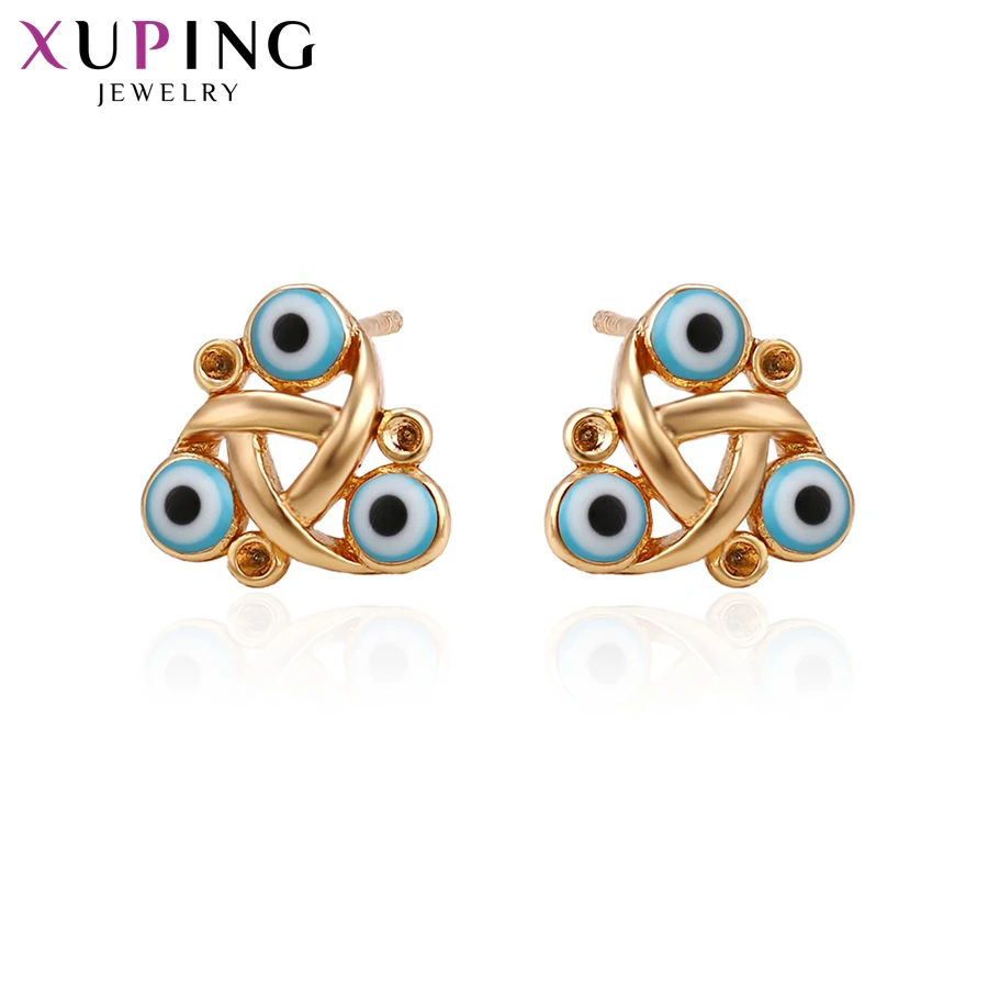 Xuping модные серьги-гвоздики дизайн Позолоченные для женщин Рождество День специальные подарки S38-90236