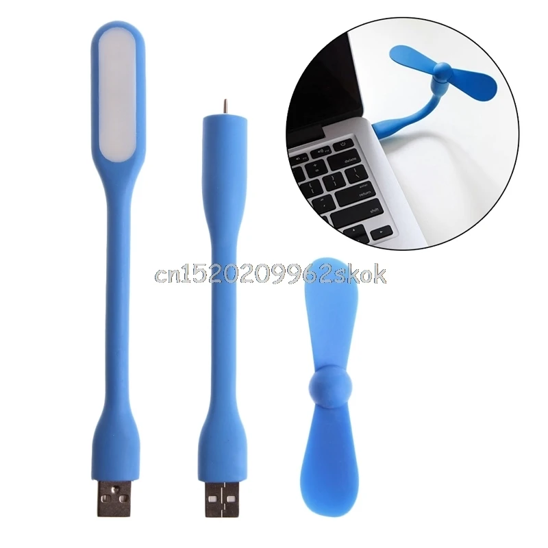 Flexible font b USB b font Fan font b USB b font LED Light Lamp For