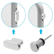 3,5 мм разъем для наушников с защитой от пыли+ разъем для зарядного порта, совместимый с iPhone XR XS X 8 Plus 7 Plus SE 6 6 S 5s 5C 5 аксессуаров