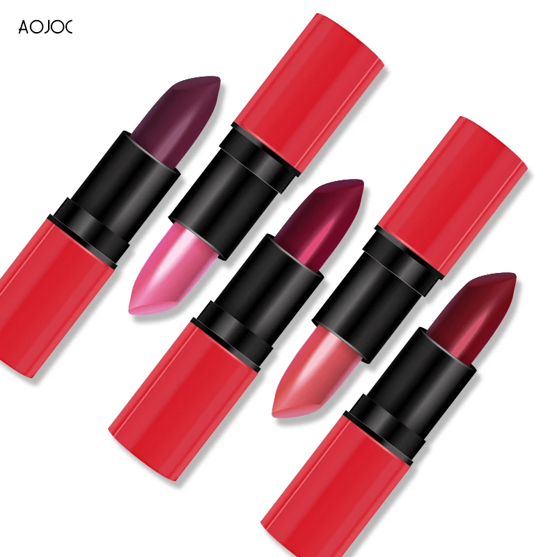 

2017 hot cosmetic matte lipstick kiss proof Lasting waterproof popular Metal lipsticks mate lips Makeup baton batom maquiagens