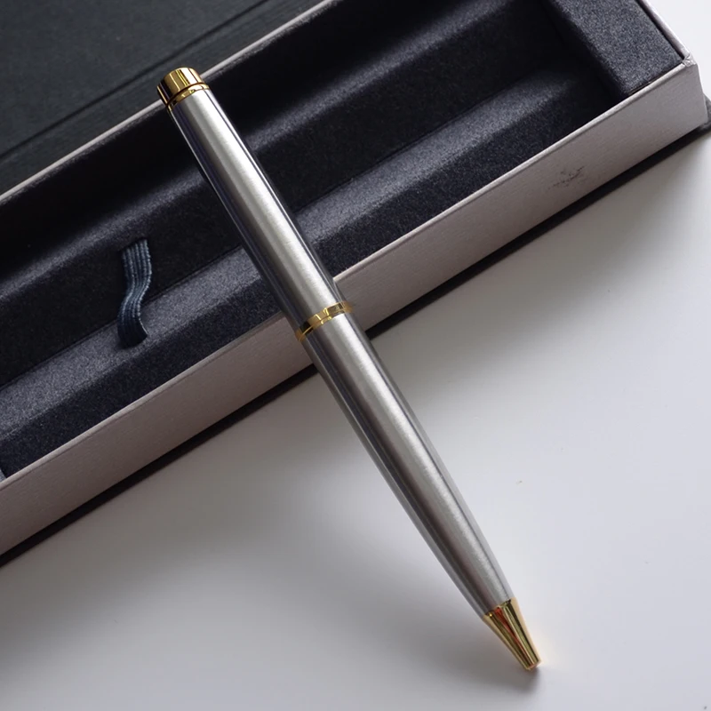 Baoer шариковая ручка роскошные ручки для письма роликовая Stylo Bille подарки синий