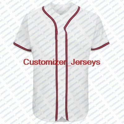 

Custom 2019 New Atlanta Quick-Dry Flexible Short T-shirts Cheap Flex Baseball Jersey Shirt For Men Women Youth