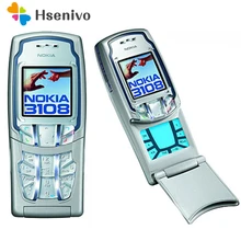 3108 разблокированный мобильный телефон Nokia 3108 1,45 дюймов GSM старый дешевый телефон один год отремонтированный