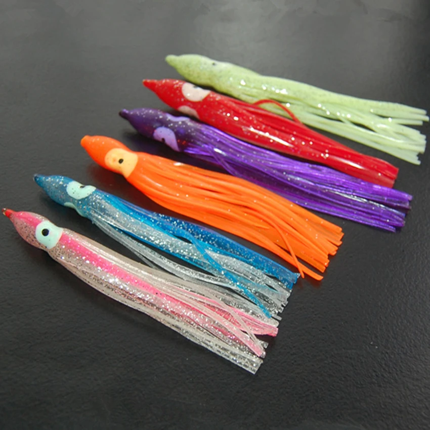 Buy 3 D Colorful Soft Squid Lure Bait 12cm 3 D Fishing