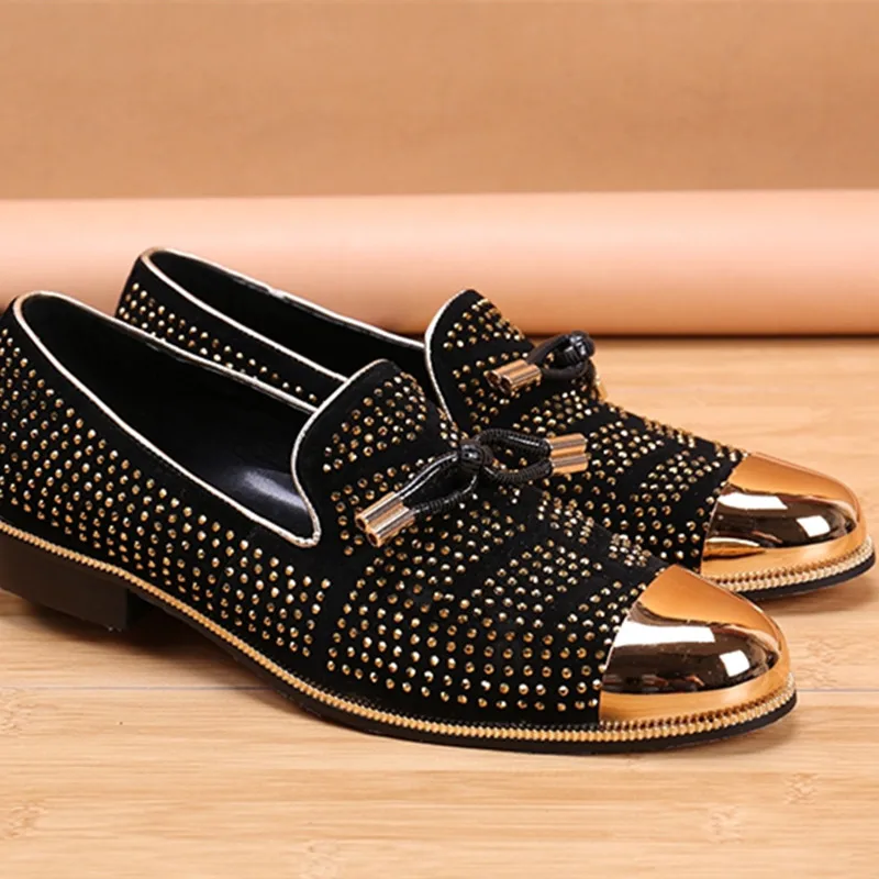 black and gold prom shoes mens