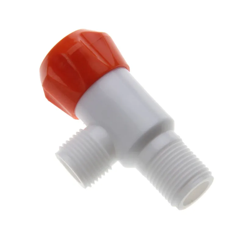 Thickened hot and cold water PVC plastic triangle valve water heater stop valve toilet switch valve home straight valve