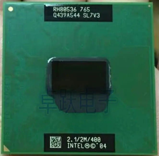 Процессор Intel PM765 notebook Pentium M, процессор 2,1 ГГц/2 м PM 765, процессор PGA, оригинальная поддержка 855, чип материнской платы