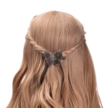 Винтажная диадема пара панк Шестерня Бабочка весенняя заколка для волос украшение для головы стимпанк заколка для волос бабочка аксессуары для женщин