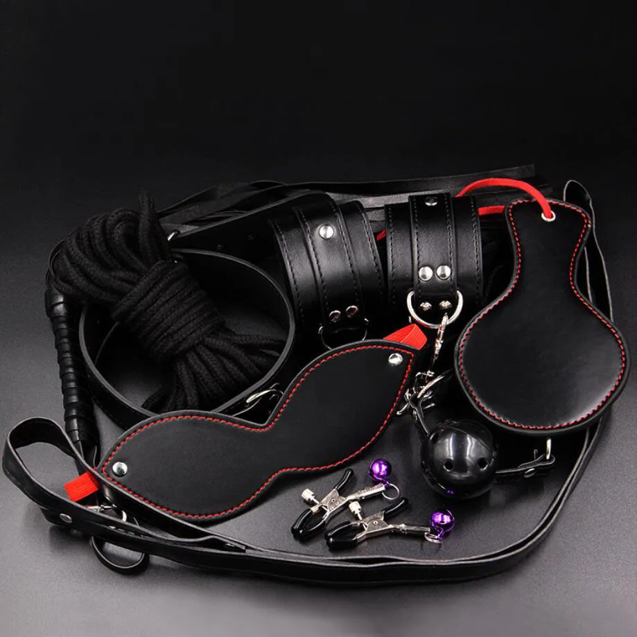 Eight piece sets of alternative bundled sex toy couples supplies adult