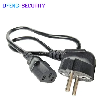 

10pcs/lot EU Plug AC Power Cord Cable 3 plug 600mm Pure Copper for laptop adapter
