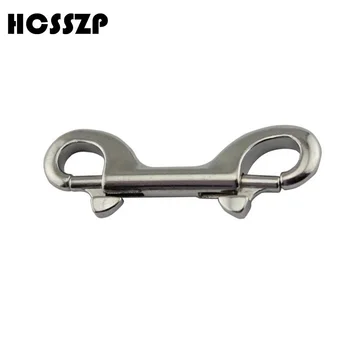 

5 pcs Scuba Diving Double Ended Snap Hooks 65mm 76mm 90mm 100mm 115mm 316 Stainless Steel Buckle Metal Clip Free Shipping