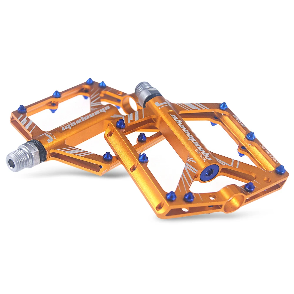 Online Shanmashi S1 Pedal de bicicleta antideslizante aleación de aluminio CNC MTB bicicleta de montaña Pedal sellado rodamiento pedales accesorios de ciclismo