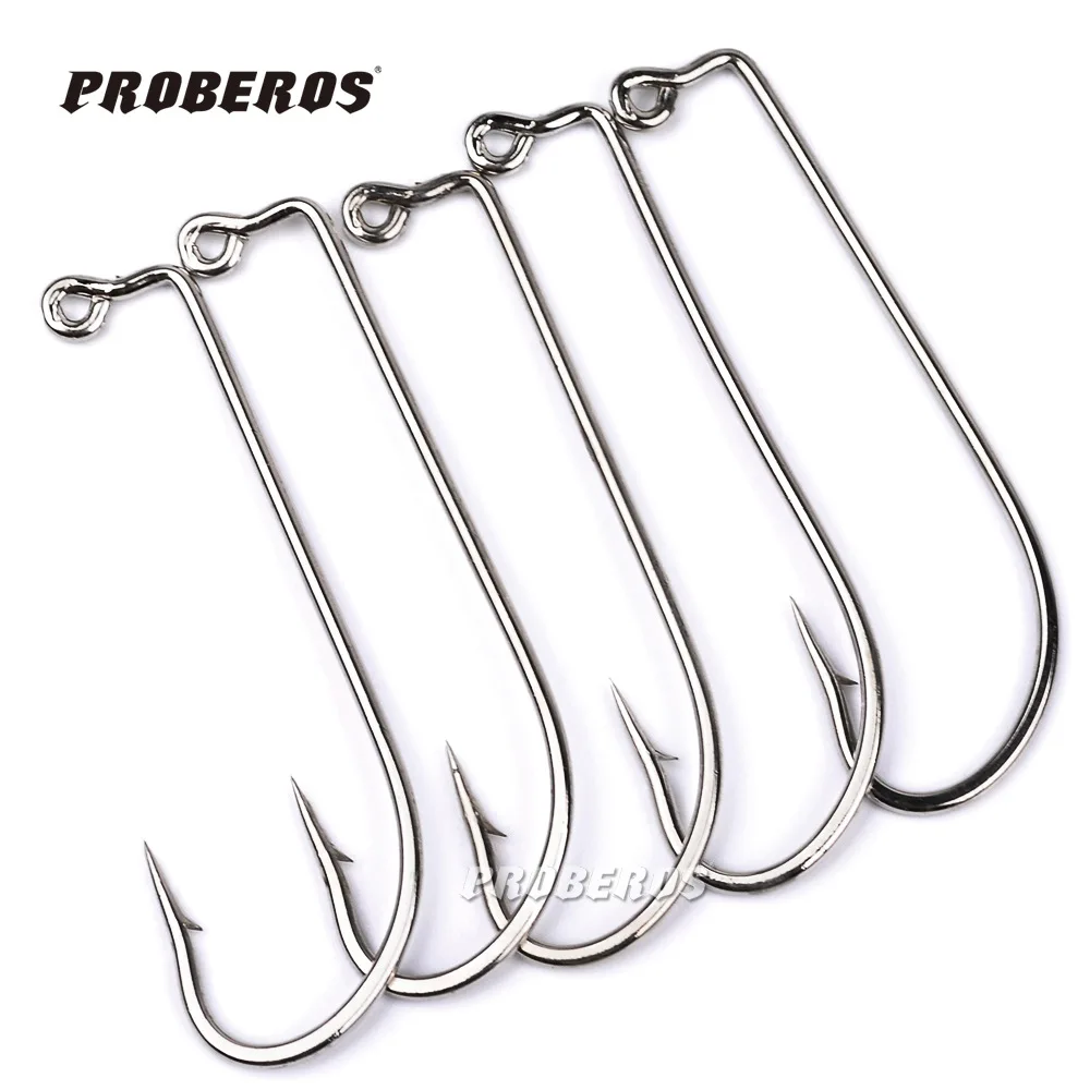 

100pcs/lot JIg Hook Jig Big Stainless Steel Fishing Hooks Worm Hook Sea Fishing Hooks Free Shipping