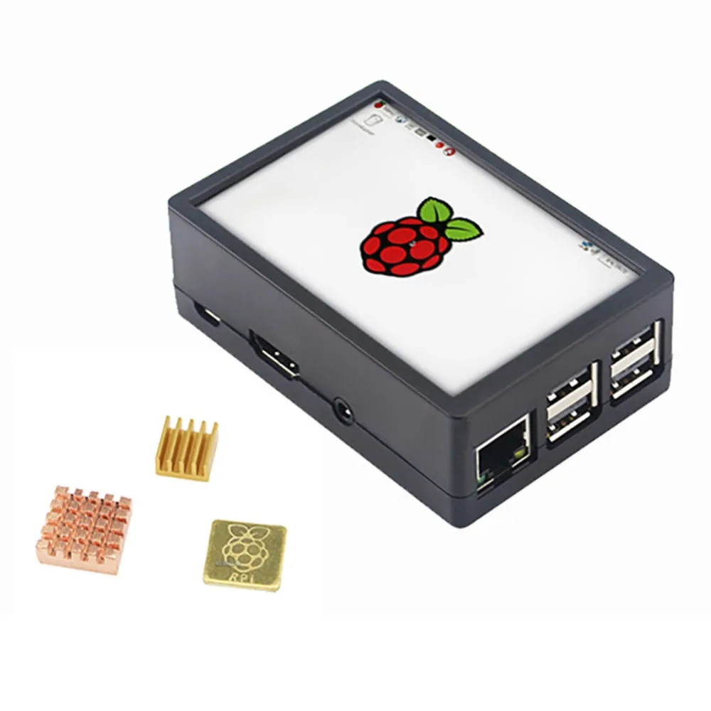 New Raspberry Pi 3 B+ (B Plus) LCD Display Kit Quad Core 1.4GHz 64 bit CPU With 3.5 inch Display Case Power Adapter Heat sink New Raspberry Pi 3 B+ (B Plus) LCD Display Kit Quad Core 1.4GHz 64 bit CPU With 3.5 inch Display Case Power Adapter Heat sink