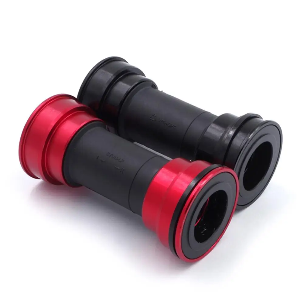 

Mountain Road Bike Threaded BB Shaft BB92 Shaft Hollow One Press-in Tooth Plate Axis Bicycle Bearing Bottom Bracket