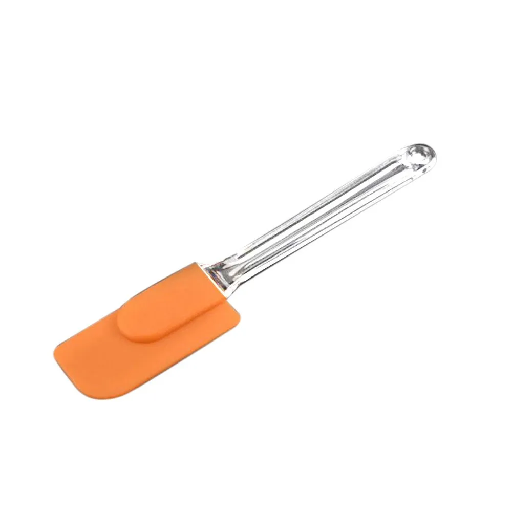 Dropshipping 1Pc Pastry Tools Useful Multi-purpose Silicone Spatula Mixing Batter Scraper Cooking Cake Baking Kitchen Utensil - Цвет: Orange