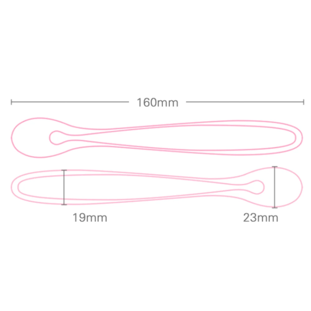 Новорожденных 2 шт./компл. силиконовые кормление ложкой новорожденного ребенка Ложки Посуда безопасности Детская Посуда Прямая доставка