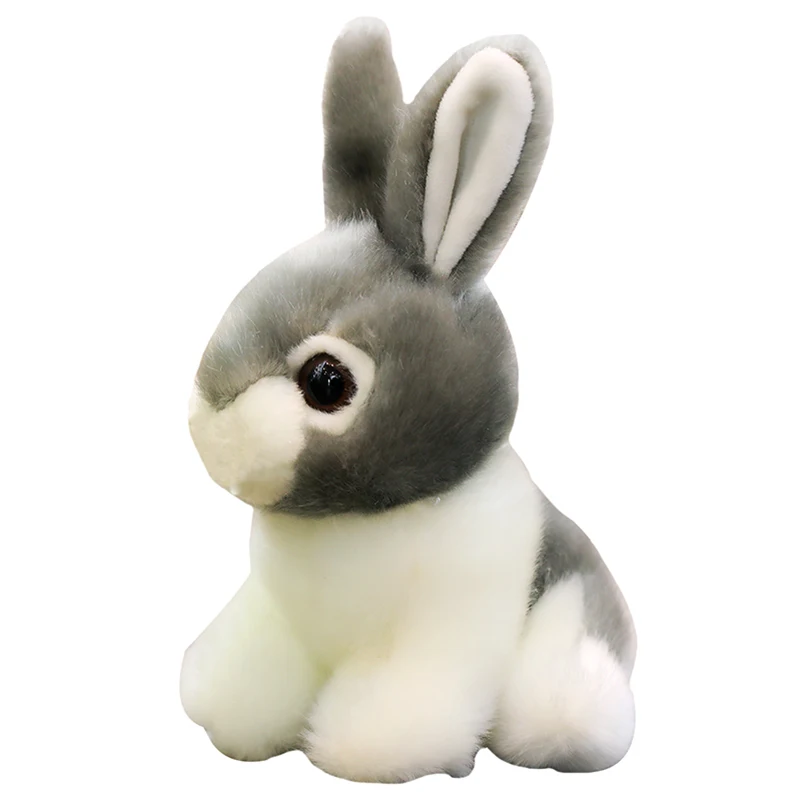

Aeruiy Cute Vivid Simulation Plush Rabbit Toy doll,Stuffed Animal Bunny toy,Creative Graduation & Birthday Gift For Children