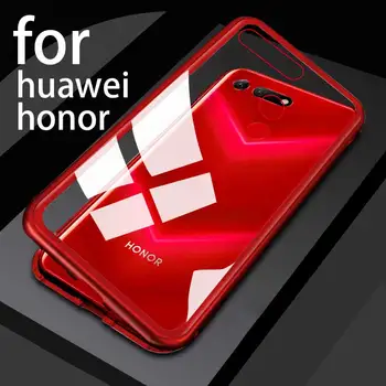 

Magnetic case for honor 10 Lite 8X MAX phone case for huawei honor 10 light 10lite honor10 honor8x x8 back cover tempered glass