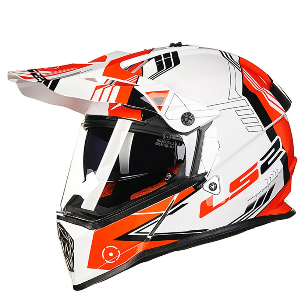 LS2 PIONEER мотоциклетный внедорожный шлем для мотокросса Capacete Casco горные кросс мото