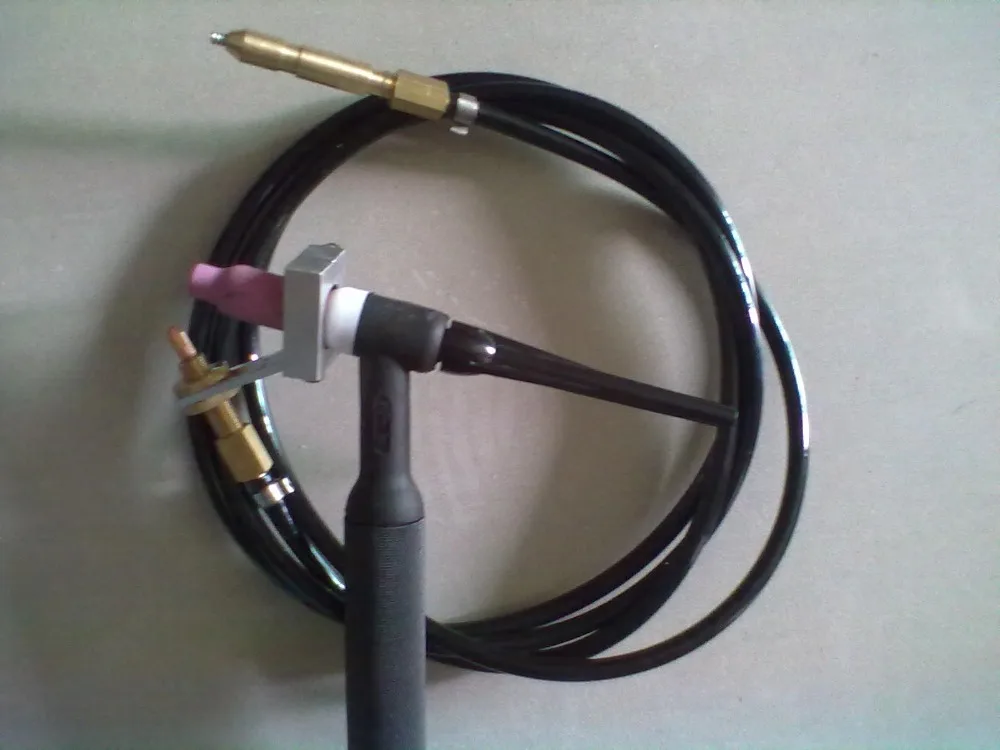 

TIG fixing torch and its holder with 3m Wire feeding tube(pipe ,the normal TIG torch not incuding