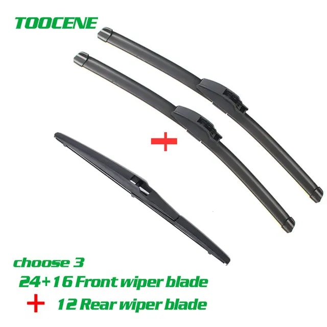 Front And Rear Wiper Blades For Toyota RAV4 2005 2006 2007 2008 2009