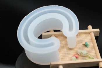 

1pcs Clear 3.5x13.5cm Open Cuff Bracelet Bangle Silicone Resin Mold For DIY Bracelet Jewelry Accessories Making