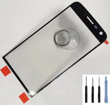Original Front Lens Glass Screen Replace For LG G5 H850 H820 H830 H831 LS992 Black + Sticker + Tools Free shipping