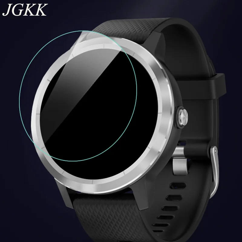 

JGKK 2PCS For Garmin Watch Fenix 5 5S 5X 3 HR Fixbitversa Screen Protector For vivoactive HR vivomove 3 vivosport Approach S60 6