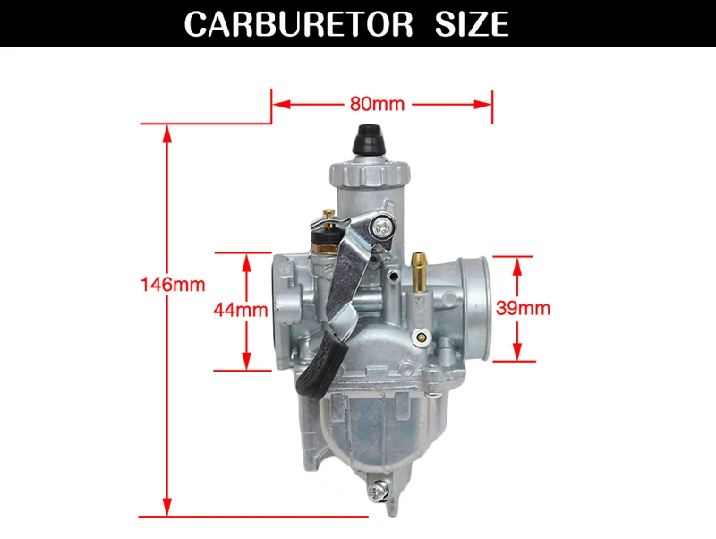 ZS гоночный мотоцикл VM22 PZ26 26 мм Карбюратор Carb для мотокросса Dirt Pit Bike ATV QUAD CRF70 110cc 125cc 140cc Moto