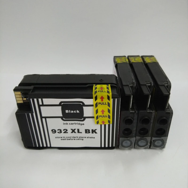 4 шт. Совместимый картридж для HP 932 933 932XL 933XL OfficeJet 6100 6600 6700 7110 7610 7612 принтер|ink