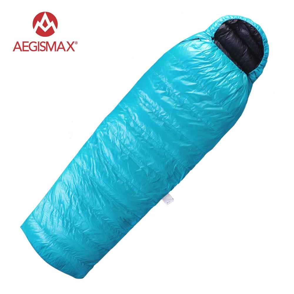 

AEGISMAX Outdoor Camping 95% White Goose Down Sleeping Bag Ultra Light Envelope Splicing down Sleeping Bags