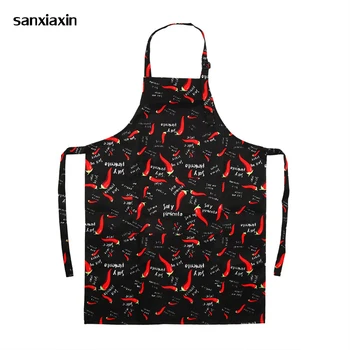 

Wholesale Unisex Restaurant Kitchen Apron Adjustable Half Body Adult Apron Striped Hotel Chef Waiter Short Kitchen Cooking Apron