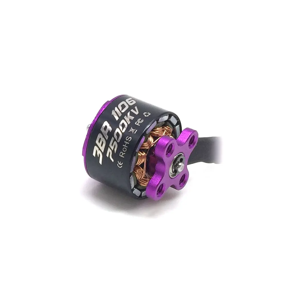 BBB 3BHOBBY 3B-R RC Racing Brushless Motor 1106 6000KV 7500KV Support 2S - 3S 12A - 20A Suit For 90mm - 110 FPV Drone Frame Kit (3)