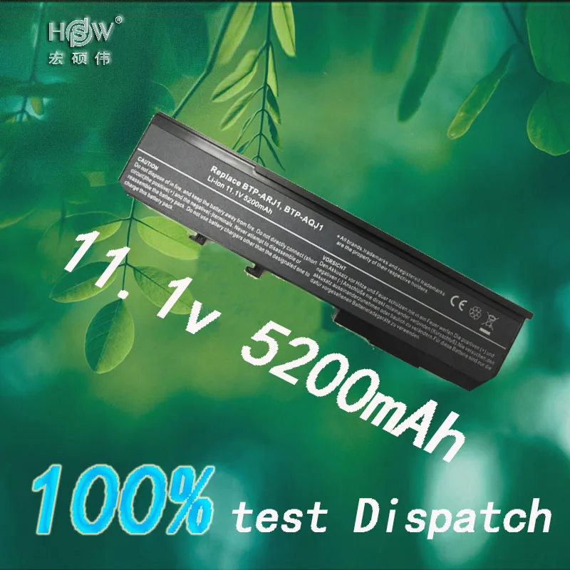 

5200mah 6cells laptop battery for ACER BTP-ARJ1 BTP-AS3620 BTP-ASJ1 BTP-B2J1 GARDA31 Aspire 2420 2920 3620 4620 5540 5550 5560