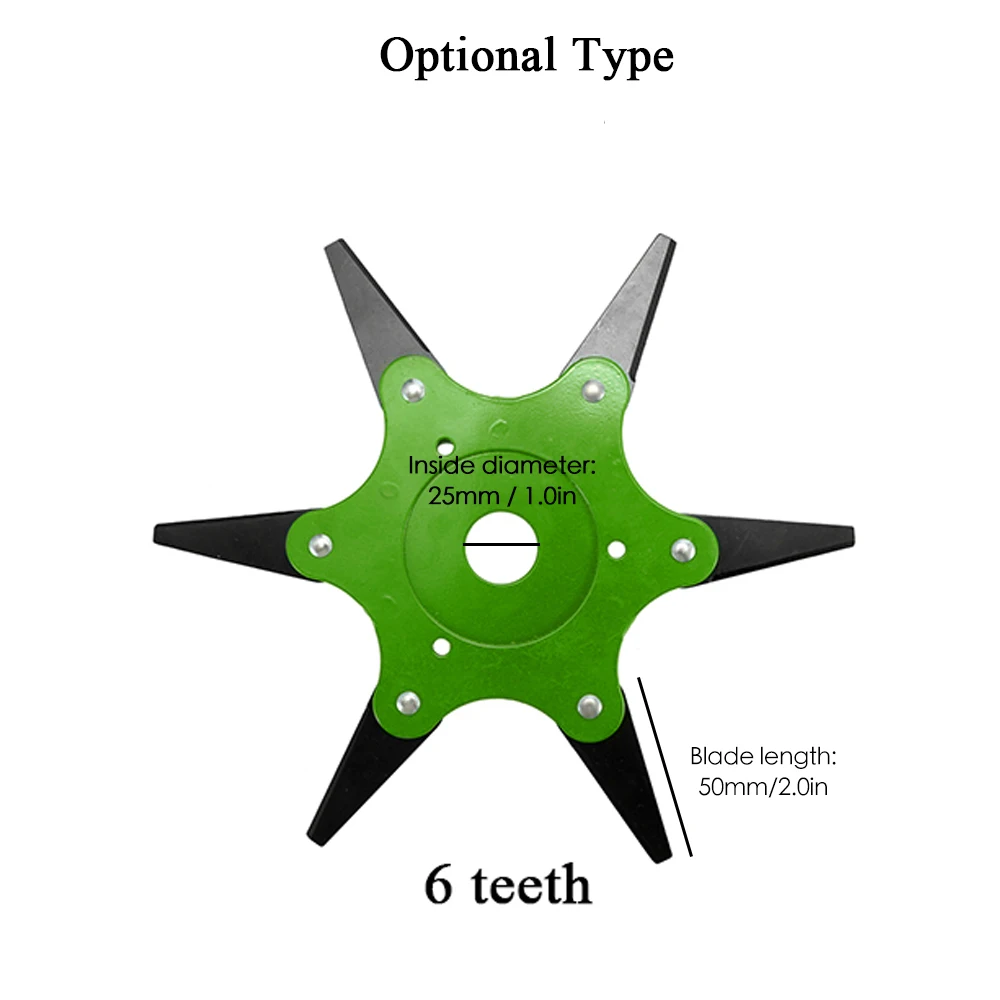 Вращающаяся на 180 градусов садовая трава лезвия триммера с двухсторонней режущей кромкой лезвие газонокосилки кисти принадлежности для