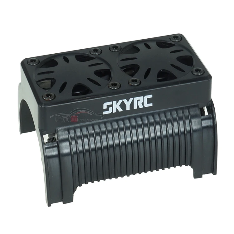 

SKYRC double fans motor cooling radiator box 5v receiver for 55mm 1/5 rc car motor Traxxas X-Maxx