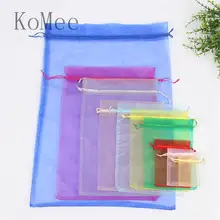 10pcs lot 15x20 20x30 30x40cm Big Organza font b Bags b font Wedding Favor font b