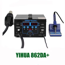 YIHUA 862DA+ 2 в 1 Tig сварочный аппарат паяльная станция