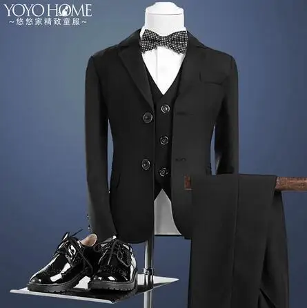

Children little boy suit boy suit jacket flower girl dress casual spring and summer show big boy suit kids clothes